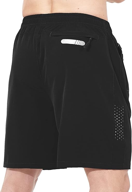 Men’s Lightweight Quick-Dry Athletic Shorts view 4